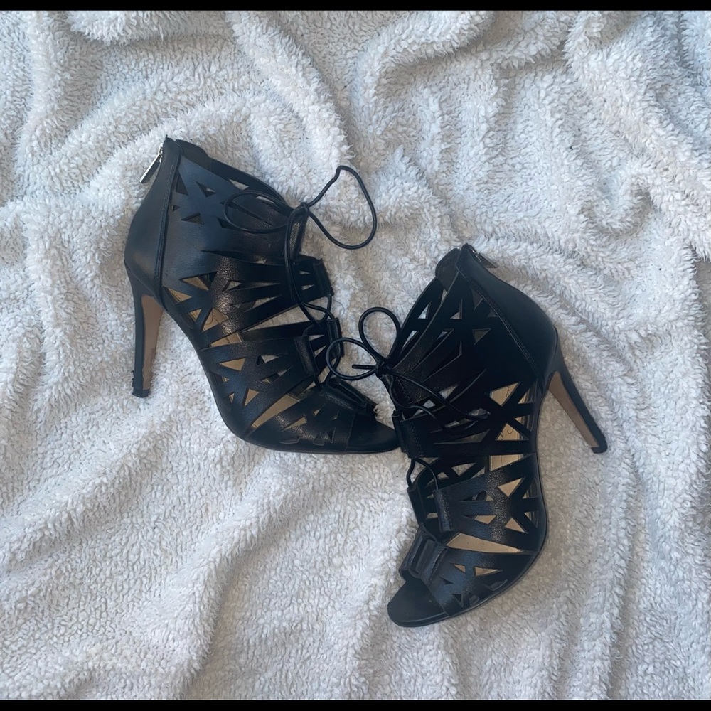 Jessica Simpson Black Emilia Heels